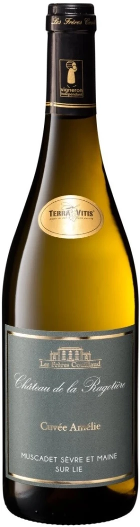 Вино Chateau de la Ragotiere, Cuvee Amelie, Muscadet Sevre et Maine Sur Lie АОC, 2016