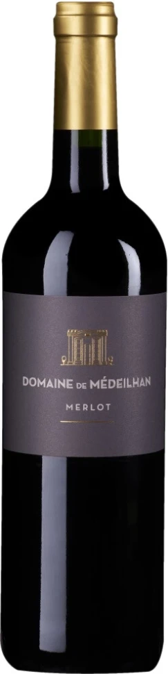 Вино Domaine de Medeilhan, Merlot, Pays d'Oc IGP, 2021