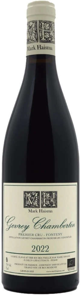 Вино Mark Haisma, Gevrey Chambertin Premier Cru Fonteny AOC, 2022