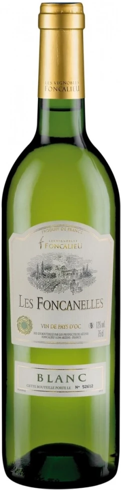 Вино Foncalieu, "Les Foncanelles" Blanc, Pays d'Oc IGP, 2014