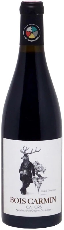 Вино Valerie Courreges, Bois Carmin, Cahors AOP, 2020