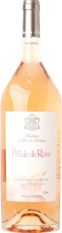 Вино Chateau La Tour de L'Eveque, Petale de Rose, Cotes de Provence AOC, 2023, 1.5 л