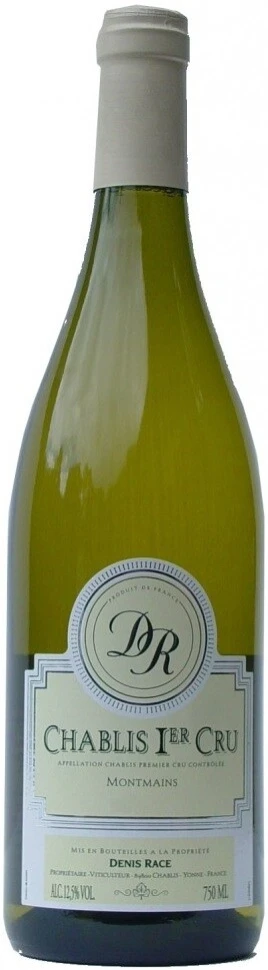 Вино Domaine Denis Race, Chablis 1er Cru Montmains AOC, 2014, 375 мл