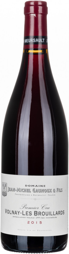 Вино Domaine Jean Michel Gaunoux & Fils Volnay Premier Cru Les Brouillards AOC 2015