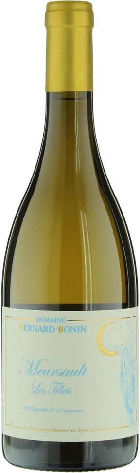 Вино Domaine Bernard-Bonin, Meursault Les Tillets AOC, 2019