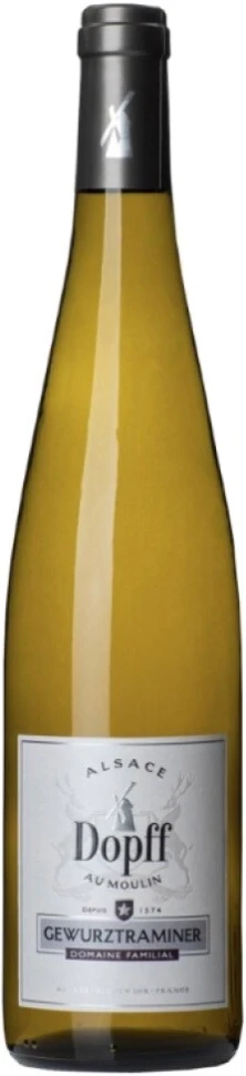 Вино Dopff au Moulin, Gewurztraminer de Riquewihr, Alsace AOC, 2016