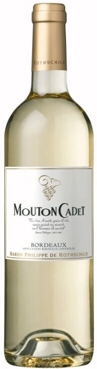 Вино Mouton Cadet, Bordeaux AOC Blanc, 2011
