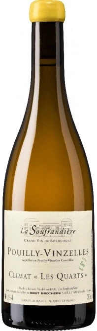 Вино La Soufrandiere, Pouilly Vinzelles AOC Climat Les Quarts Cuvee Zen, 2019