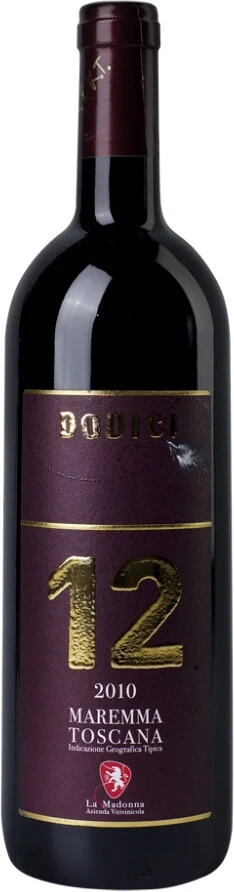 Вино La Madonna, 12 Dodici, Maremma Toscana DOC, 2010
