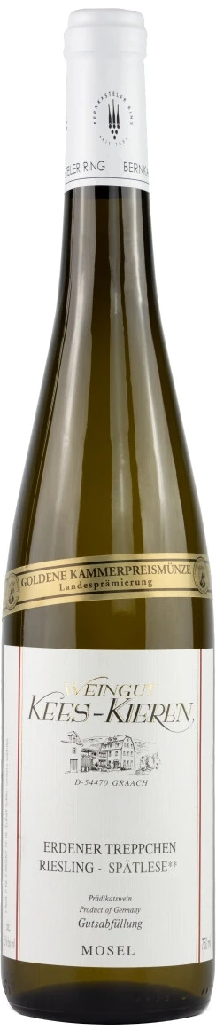 Вино Kees-Kieren, Erdener Treppchen Riesling Spatlese, 2017