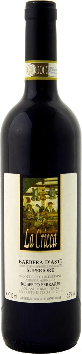Вино Roberto Ferraris, La Cricca, Barbera d'Asti DOCG Superiore, 2021