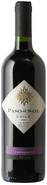 Вино TerraMater, Paso Del Sol Carmenere, 2013