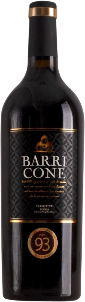 Вино Angelo Rocca e Figli, Barricone Primitivo, Puglia IGT, 2018