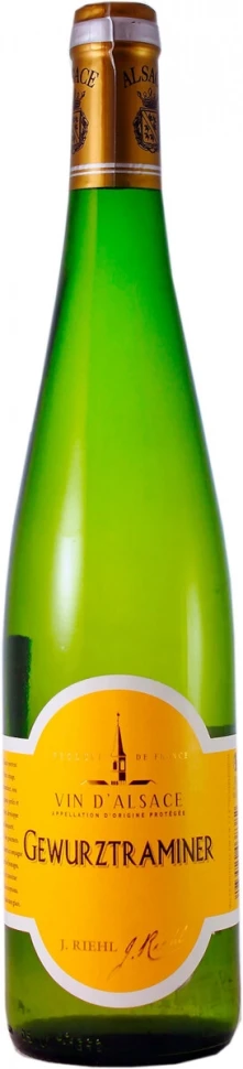 Вино Julien Riehl, Gewurztraminer, Alsace AOP, 0.75 л