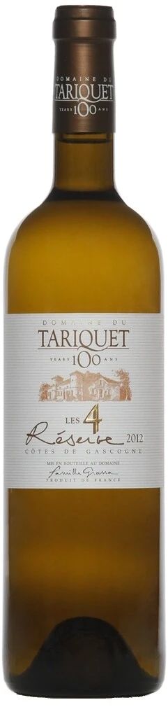 Вино Domaine du Tariquet, Les 4 Reserve, Cotes de Gascogne VDP, 2012