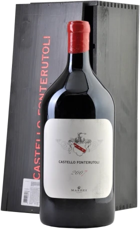 Вино Castello di Fonterutoli Chianti Classico, 2007, wooden box, 3 л