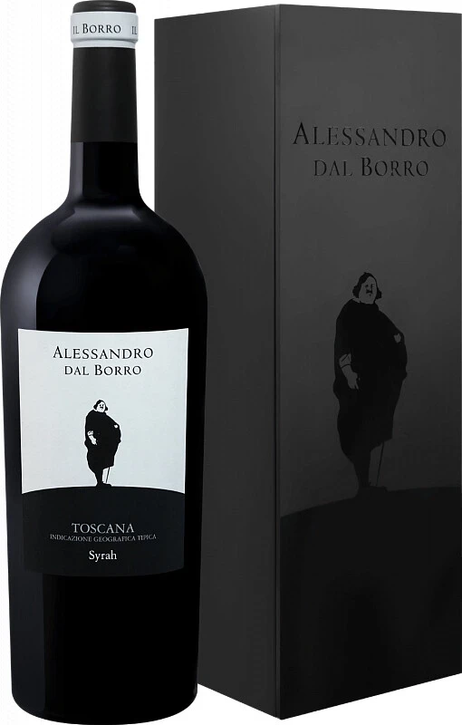 Вино Alessandro dal Borro, Toscana IGT, 2015, wooden box, 1.5 л