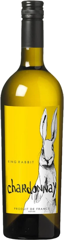 Вино "King Rabbit" Chardonnay, Pays D'Oc IGP, 2017