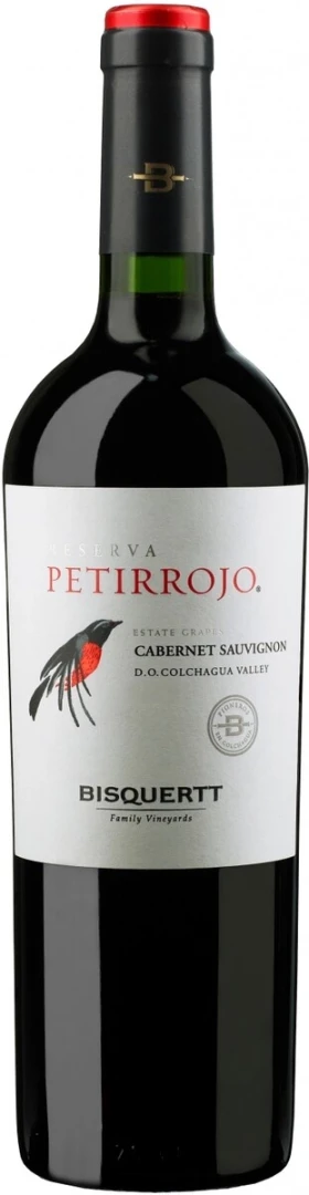 Вино Bisquertt, Petirrojo Reserva, Cabernet Sauvignon, Colchagua Valley DO, 2014