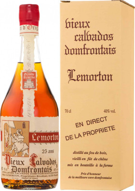 Кальвадос Calvados Lemorton Reserve 25 Years Old gift box 700 мл