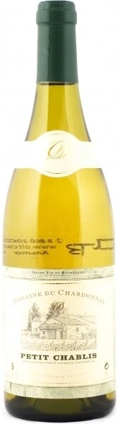 Вино Domaine du Chardonnay, Petit Chablis, 2010