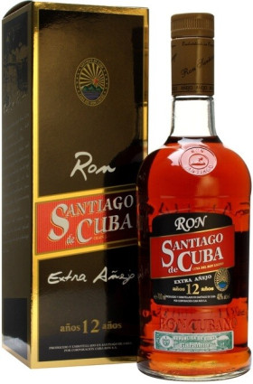 Ром Santiago de Cuba Anejo Superior 12 years old gift box 0.7 л
