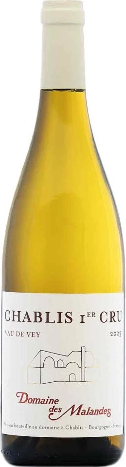 Вино Domaine des Malandes, Chablis Premier Cru Vau de Vey AOC, 2023