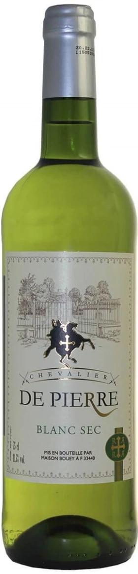 Вино "Chevalier de Pierre" Blanc Sec