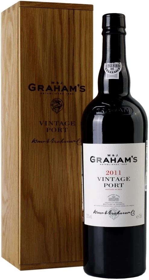 Портвейн Graham's Vintage Port 2011, wooden box