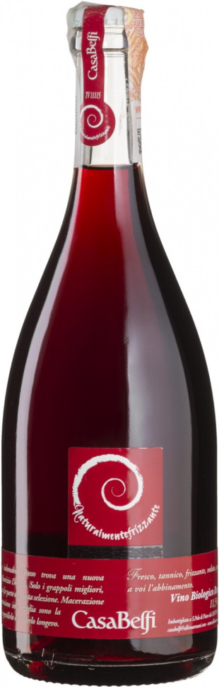 Игристое вино Casa Belfi Naturalmente Frizzante Rosso