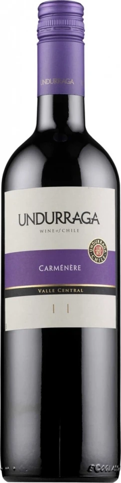 Вино Undurraga, Carmenere, Central Valley, 2013