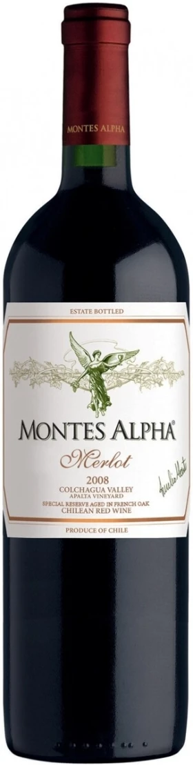 Вино Montes Alpha Merlot, 2008
