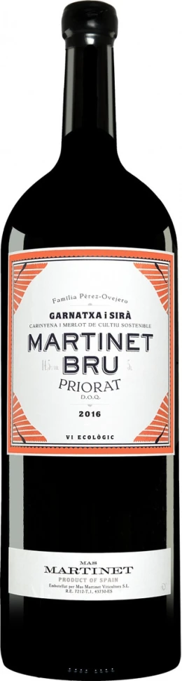 Вино Martinet Bru, Priorat DOQ, 2016, 1.5 л