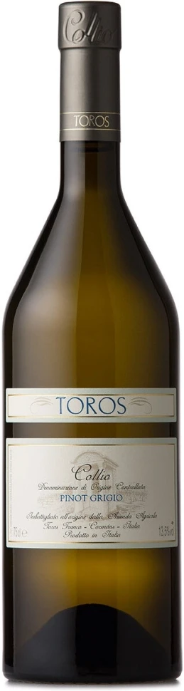 Вино Toros Franco, Pinot Grigio, Collio DOC