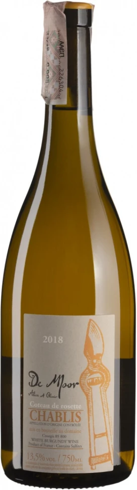 Вино Alice et Olivier de Moor, Chablis Coteau de Rosette AOC, 2018