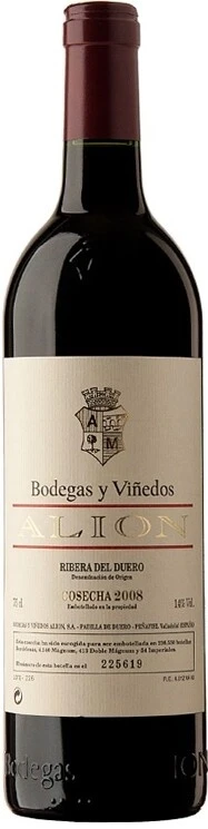 Вино Ribera del Duero DO, Alion, 2008