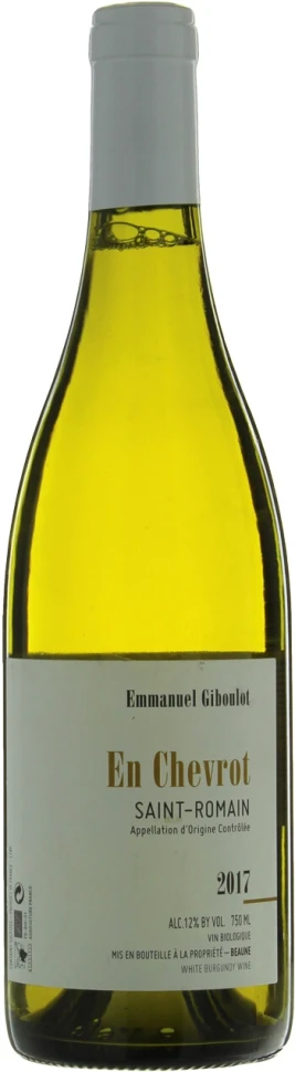 Вино Emmanuel Giboulot, En Chevrot Blanc, Saint Romain AOC, 2017