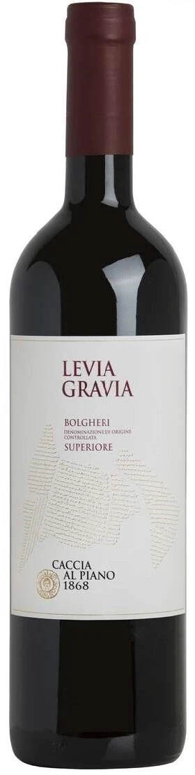 Вино Caccia al Piano 1868, Levia Gravia, Bolgheri Superiore DOC, 2015