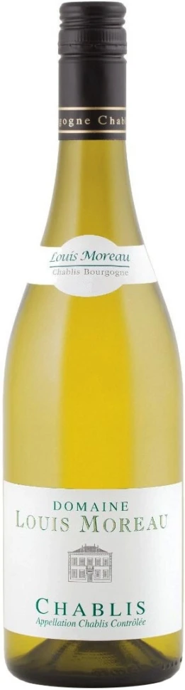 Вино Domaine Louis Moreau, Chablis, 2018, 375 мл
