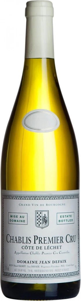 Вино Domaine Jean Defaix, Chablis Premier Cru Cote de Lechet AOC, 2013
