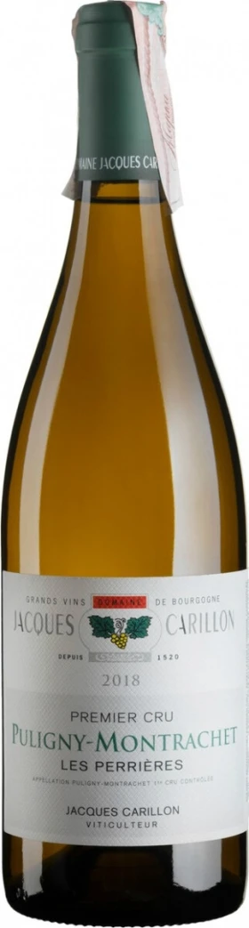 Вино Domaine Jacques Carillon, Puligny-Montrachet Premier Cru Les Perrieres AOC, 2018