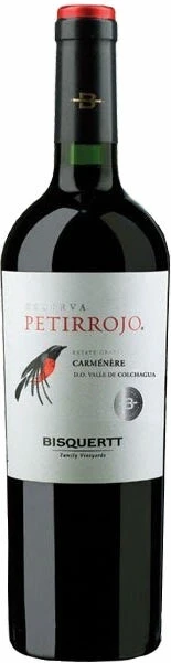 Вино Bisquertt, Petirrojo Reserva, Carmenere, Colchagua Valley DO, 2014