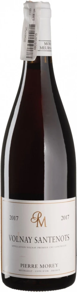 Вино Pierre Morey, Volnay Premier Cru Santenots AOC, 2017
