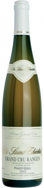 Вино Domaine Schoffit Pinot Gris Alsace Grand Cru AOC Rangen de Thann Clos St Theobald Vendage Tardive 2002