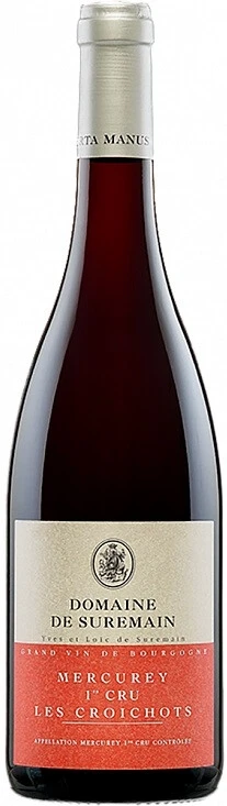 Вино Domaine de Suremain, Mercurey 1-er Cru Les Croichots AOC, 2021