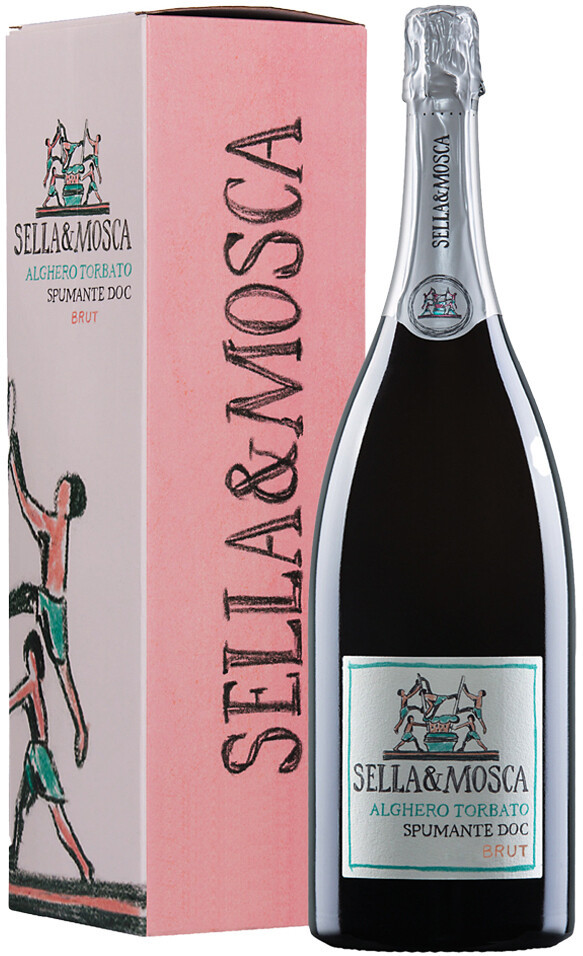 Игристое вино Sella & Mosca Alghero Torbato Spumante Brut DOC 2017 gift box