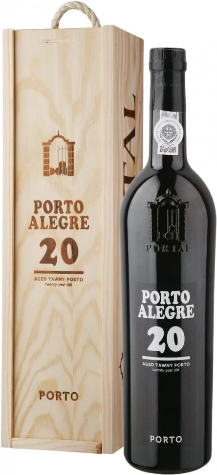 Портвейн Quinta do Portal, Porto Alegre 20 Years Old, Douro DOC, wooden box