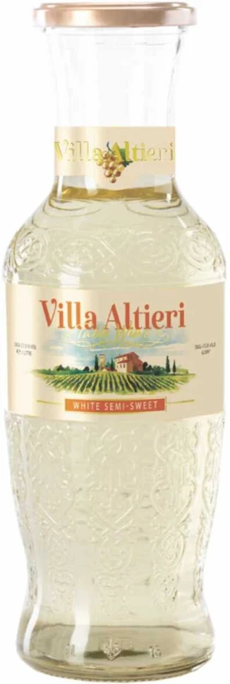 Вино "Villa Altieri" White Semi-Sweet, 1 л