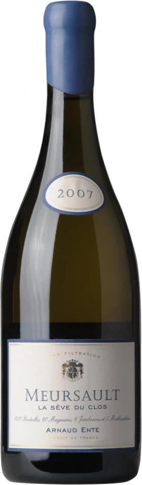 Вино Domaine Arnaud Ente, Meursault La Seve du Clos, 2007