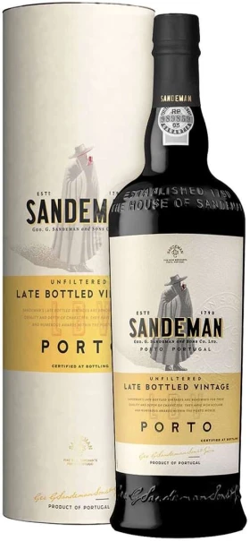 Портвейн Sandeman, Porto Late Bottled Vintage (LBV), Douro DOP, 2016, in tube